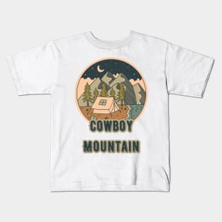 Cowboy Mountain Kids T-Shirt